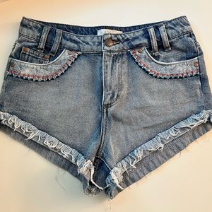 Sea Gypsies by Lost Denim Distressed Shorts